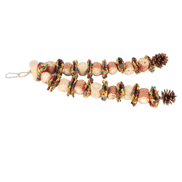 Bird Chewing Toy For Medium And Large Parrots Beak Grinding And Boredom Corn Cob Bird Chewing Toy Beak Beak Exercise Toy For Birds Grinding Boredom Corn Cob Pine Cone