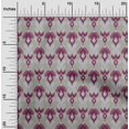 thumbnail image 1 of oneOone Tissu Polyester Lycra Motif Cachemire Ikat Tissu de Couture BTY 56 Pouces de Large, 1 of 4