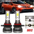 thumbnail image 1 of 2 Pcs Compatibles avec Toyota Rav4 2016-2018 9012 Ampoule de Phare DEL Lumière Super Blanche 6000K, 1 of 8