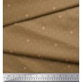 thumbnail image 2 of Soimoi Crepe Silk Fabric Artistic Flower & Dots Decor Fabric Printed Yard 42 Inch Wide, 2 of 3