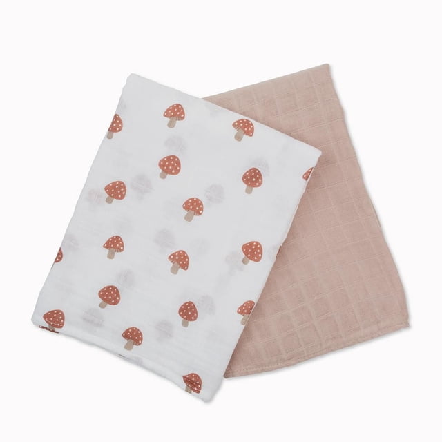 Lulujo - Baby, Infant - Boho Collection - Cotton Muslin Swaddle Blankets - 2 Pack
