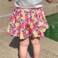 thumbnail image 4 of Jupe-short d'Été pour Tout-Petits, Enfants, Bébés Filles, Mode, Mignonne, Douce, à Imprimé Floral, 4 of 7