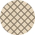 thumbnail image 1 of Ahgly Company Tapis d'Intérieur Lavables à la Machine, Carrés, Style Transitionnel, Mocassin Beige, Tapis de Zone, 3 Pieds Carré, 1 of 7