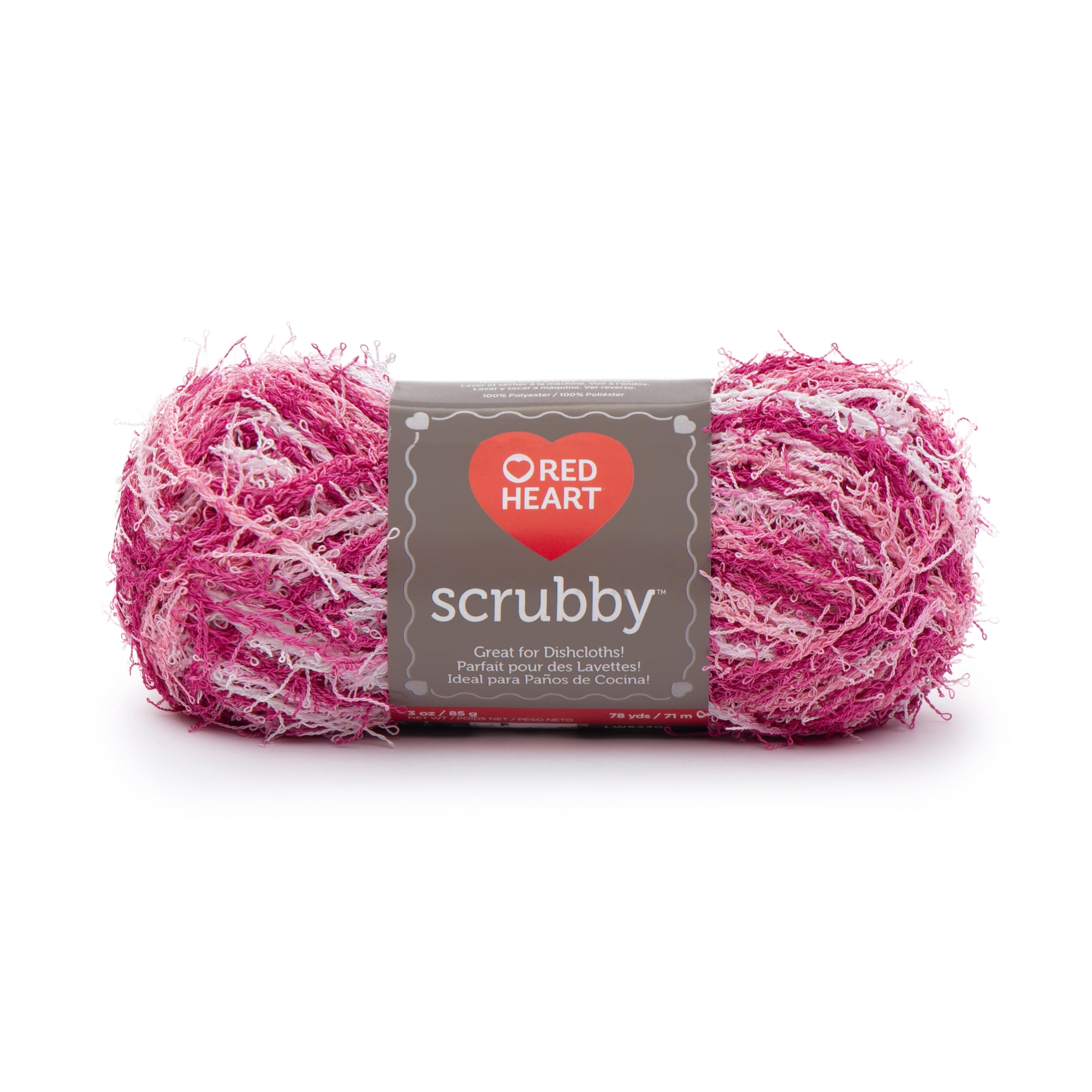 Red Heart® Fil Scrubby™, Polyester #4 Moyen, 3,5oz/100g