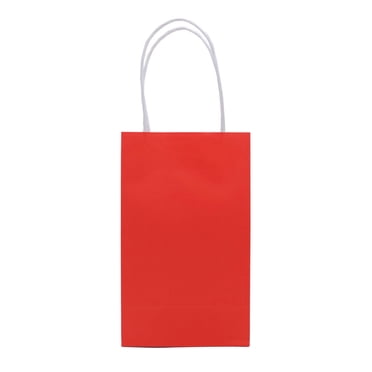 Sac en papier rouge de 10 paquets