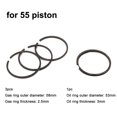 thumbnail image 1 of Air Compressor Piston Ring Pneumatic for 55 70 80 90 95 FS100 105 FS120 Cylinder, 1 of 7