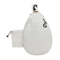 thumbnail image 3 of tamizeot Racquet Carrier Gift Bag Sports Accessory Easy Access Active Entertainment Tennis Racquet Bag Squash Pickle Ball White 29.5x10x43cm, 3 of 6