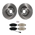thumbnail image 1 of Transit Auto Front Disc Brake Rotors and Ceramic Pads Kit for Car Volkswagen GTI Audi A3 Quattro CC K8A-103959, 1 of 11