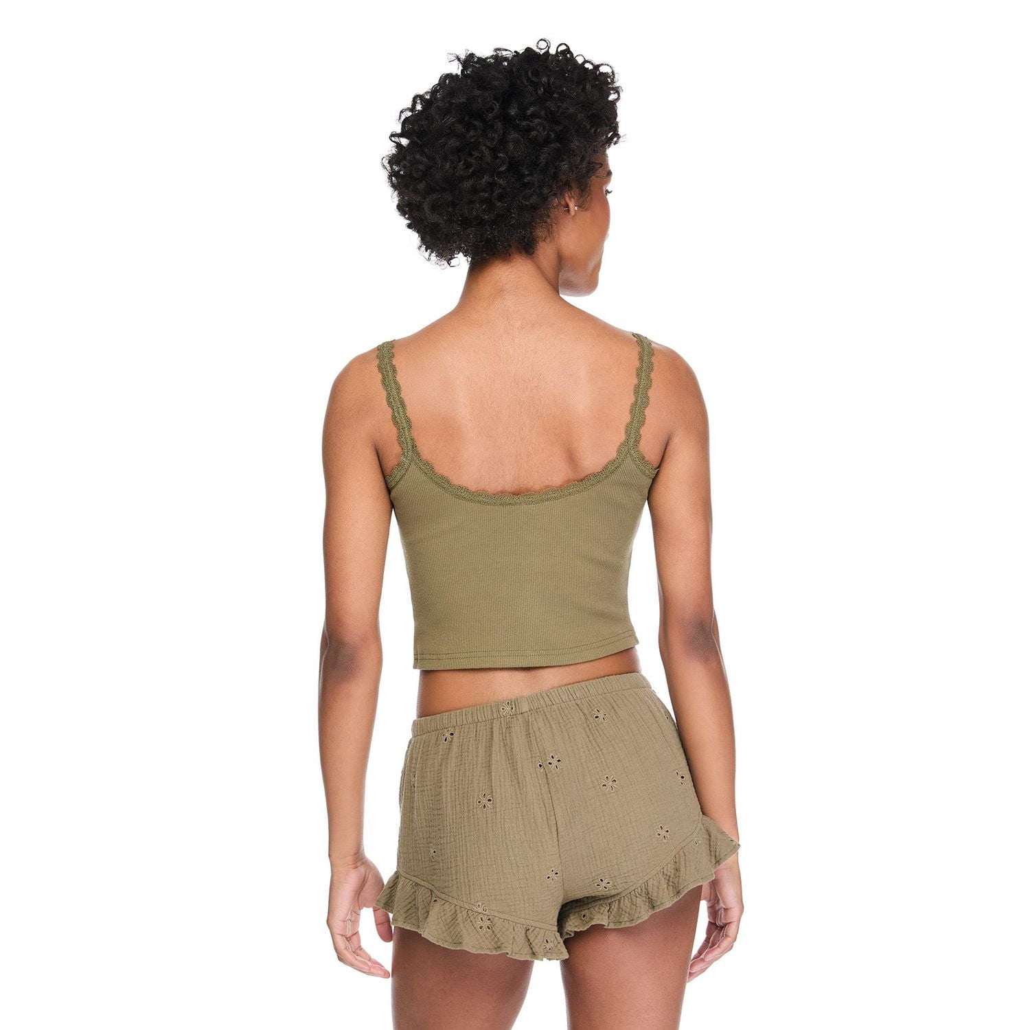 No Boundaries Women's Two Piece Pajama Set