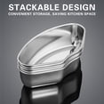 thumbnail image 4 of Feltree Stainless Steel Scalloped Steam Table Pans 12x20 Inch, 3-Pan Set for Catering Buffet, Commercial Food Warmer, Dishwasher Safe & Rust-Resistant Serving Trays for Party Events, 4 of 8