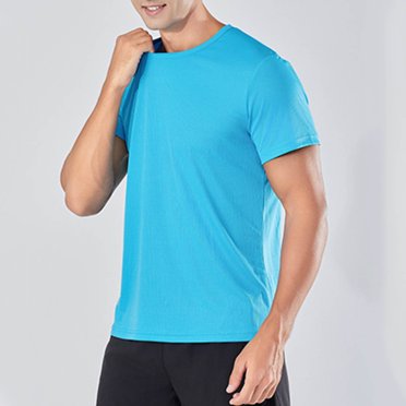 Chemises de Compression pour Hommes Séchage Rapide Été Chemises de Gym Respirantes Extensibles Manches Courtes Col Rond T-Shirts Basiques pour Vêtements de Sport Liquidation