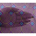 thumbnail image 4 of oneOone Viscose Chiffon Fabric Diamond & Circle Block Print Fabric By The Yard 42 Inch Wide, 4 of 4