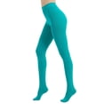 thumbnail image 2 of Women's Solid Color Soft Opaque Tights with Comfortable Stretch for Everyday Wear, 2 of 3