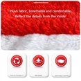 thumbnail image 4 of Wangsaura Christmas Hat for Child/Adult, Red White Color Christmas Cap, 4 of 4