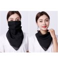 thumbnail image 4 of pitrice Women Summer Chiffon Bandana Cycling Face Neck Protection Sunscreen Printed Breathable Scarf, 4 of 8