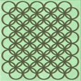 thumbnail image 1 of Ahgly Tapis d'Intérieur Lavable en Machine Carré Vert Fougère Transitionnel, 5 Pieds Carré, 1 of 7