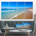 thumbnail image 1 of Benidorm Poniente Beach Waves - Seascape Canvas Art Print, 1 of 3