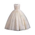 thumbnail image 1 of Robes Formelles pour Ados Robes de Bal Sans Manches Robe en Tulle Robe de Danse pour Filles 9-10 Ans, 1 of 8