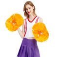 thumbnail image 2 of Cheerleading Handheld Colorful Flowers Sports Activities Performance Cheering Supplies Round Colorful Practical Material Lightweight Handle Design Off, 2 of 4
