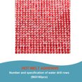 thumbnail image 3 of ziyahi Crystal Rhinestone Ribbon Clothing Accessories Sticker Convenient Using Present Decoration Sheet with Shine Appearance Exquisite red 6 hot melt glue, 3 of 6