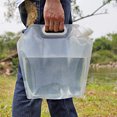 thumbnail image 1 of mmirethe Sac d'Eau Pliable 5/10/15L Pichet de Rangement Bonne Étanchéité Bouteille d'Eau avec Poignée Incrustée Conteneur d'Eau Pliable Grande Capacité 15L, 1 of 8