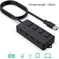 thumbnail image 1 of Usb 3.0 Hub Splitter 4 Ports With Led Indicators, 1 of 8
