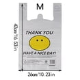 thumbnail image 4 of Rubbish Bags | Happy Face Disposable Bags for Storage - 50Pcs Clear Bags for Garbage Disposal and Organization 50PCS, 4 of 7