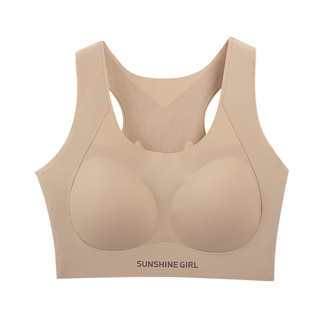hengsof Girls' Developmental Underwear, Summer Fashion Solid Color Thin Comfortable Breathable Vest Bra, Suitable for Children