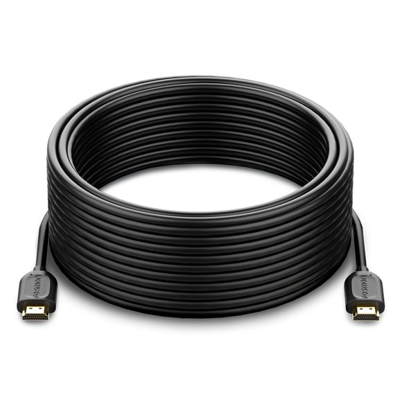 Fosmon [50FT] Gold Plated High Speed HDMI to HDMI 30AWG 1080p 4K UHD 3D Ready HDCP Support with Ethernet Cable