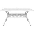 thumbnail image 2 of vidaXL 5 Piece Garden Dining Set White Cast Aluminium, 2 of 5