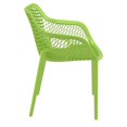 thumbnail image 4 of Compamia Air TG Chaise de Salle à Manger d'Extérieur pour Patio avec Accoudoirs, Vert Tropical, 4 of 7