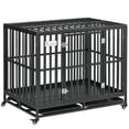 thumbnail image 1 of PawHut Cage pour Chien en Acier Robuste de 41 Pouces, Chenil Cage pour Animal, Noir, 1 of 10