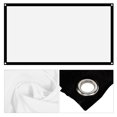 thumbnail image 3 of Projection Screen Kit, 16:9 Thicken Portable Non Crease Soft White Polyester Projector Curtain Projection Screen  for Home Theater Conference Outdoor Camping Movie, 3 of 7