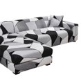 thumbnail image 2 of MesaSe Stretch Sofa Cover Full Coverage Couch Slipcover Removable Sofa Protector Elastic Band Hem for 1/2/3-Seat Sofa(Zebra Pattern Double), 2 of 2