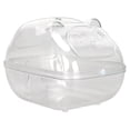 thumbnail image 1 of Hamster Bath Box Transparent Large Space Leakage Proof Cartoon Shape Hamster Sand Bathroom for Small Pet Gerbils,3 Sizes[S], 1 of 8