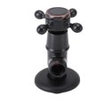 thumbnail image 1 of 1/2 Angle Stop Valve Brass Water Shut Off Valve, Copper Angle Valve for Bathroom Toilet Kitchen with Compact Design Easy Installation High Temperature Pressure, 1 of 7
