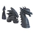 thumbnail image 2 of The Dragon of Falkenberg Castle Moat Lawn Statue, 2 of 8