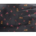 thumbnail image 4 of oneOone Georgette Viscose Fabric Leaves & Flower Floral Printed Craft Fabric BTY 42 Inch Wide, 4 of 4