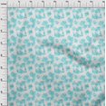 thumbnail image 4 of oneOone Cotton Flex Turquoise Blue Fabric Tropical Sewing Craft Projects Fabric Prints By Yard 40 Inch Wide, 4 of 4