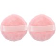 thumbnail image 1 of WRITWAA 2Pcs Pink Powder Cotton Makeup Sponges for Foundation Blending and Face Application, 1 of 5