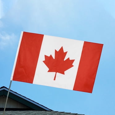 Wzzjkit Drapeau du Canada 3 X 5 Pi Drapeau Utilisé pour la Décoration Extérieure et Intérieure