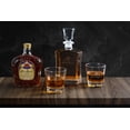thumbnail image 4 of Crown Royal Whisky Decanter Set with 2 Drinking Glasses, 4 of 5
