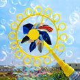 thumbnail image 4 of Blue Kid Handheld Windmill Manual Stick Children Outdoor Toy, 4 of 5