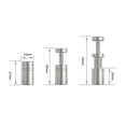 thumbnail image 1 of Video Card Holder Adjustable Graphics Card GPU Holder Brace Vertical Telescopic Rotating Stand Bracket Video Card Sag Bracket VC16 mini Silver, 1 of 6