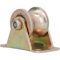 thumbnail image 4 of Wire Rope Pulley, Rolling Gate Grooves Wheel U-Type Grooves Wheel Caster Pulley Wheel  for Moving Door for Dog Doors, 4 of 7