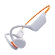 Langgg Stay Connected With Bone Conduction Headphones Bluetoothss S 3 Technology Open-Ear Comfort Safety orange white