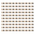 thumbnail image 2 of Chicago Screws, High Hardness Round Head Button Stud Glossy Appearance 200 Sets  For Leather Gold And Bronze Color, 2 of 8