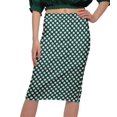 thumbnail image 4 of Moomaya Jupe Imprimée Longueur Genou pour Femmes Grande Taille Jupe en Poly Spandex, 4 of 6