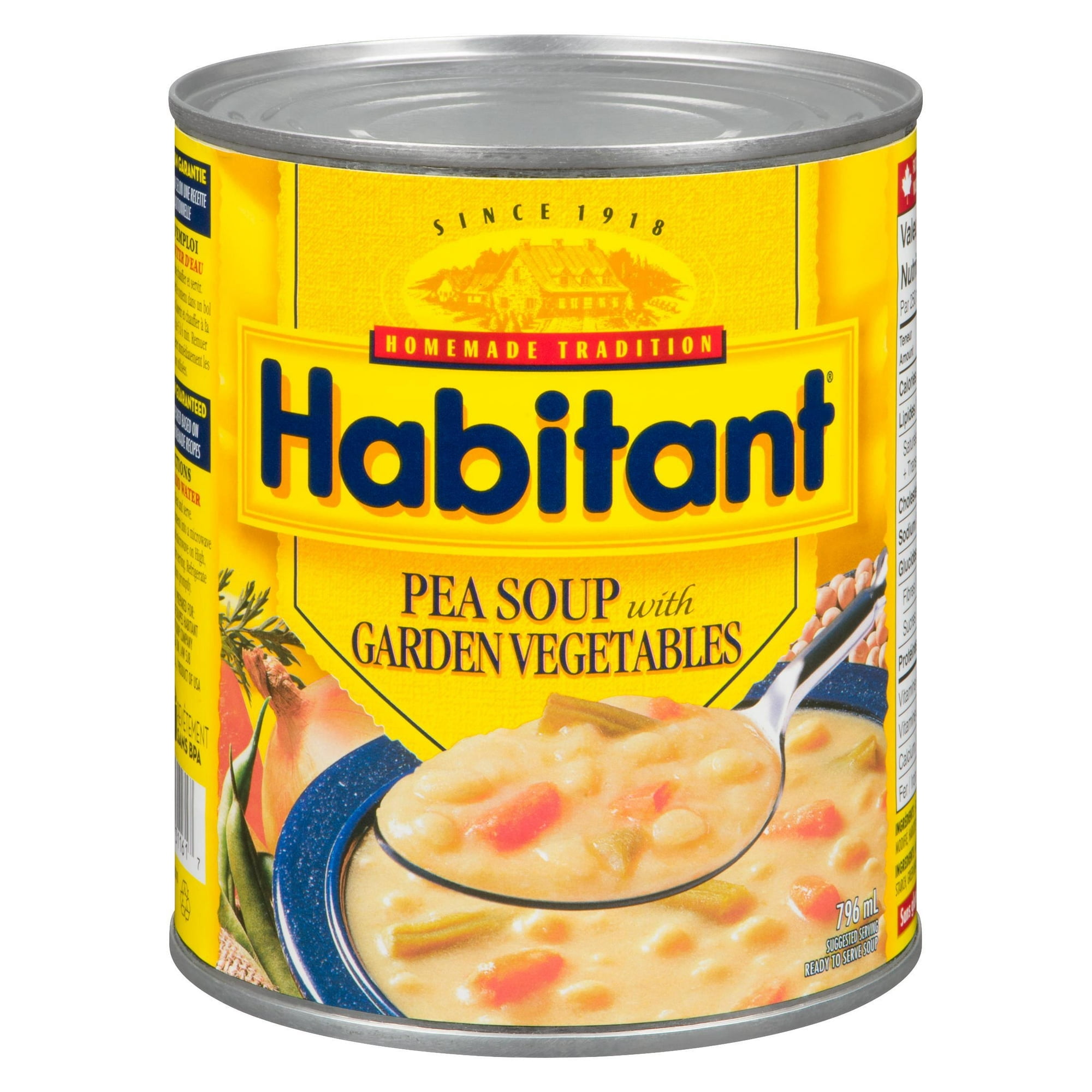 Habitant Pea Soup with Garden Vegetables