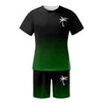 thumbnail image 3 of Ensemble de Complet pour Homme pour l'Été 2025 Survêtement Athlétique à Manches Courtes Col Rond Taille à Blocs de Couleur Tenue Décontractée de Performance pour un Style Quotidien, 3 of 5